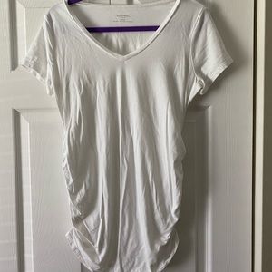 Motherhood Maternity Plain White T-Shirt